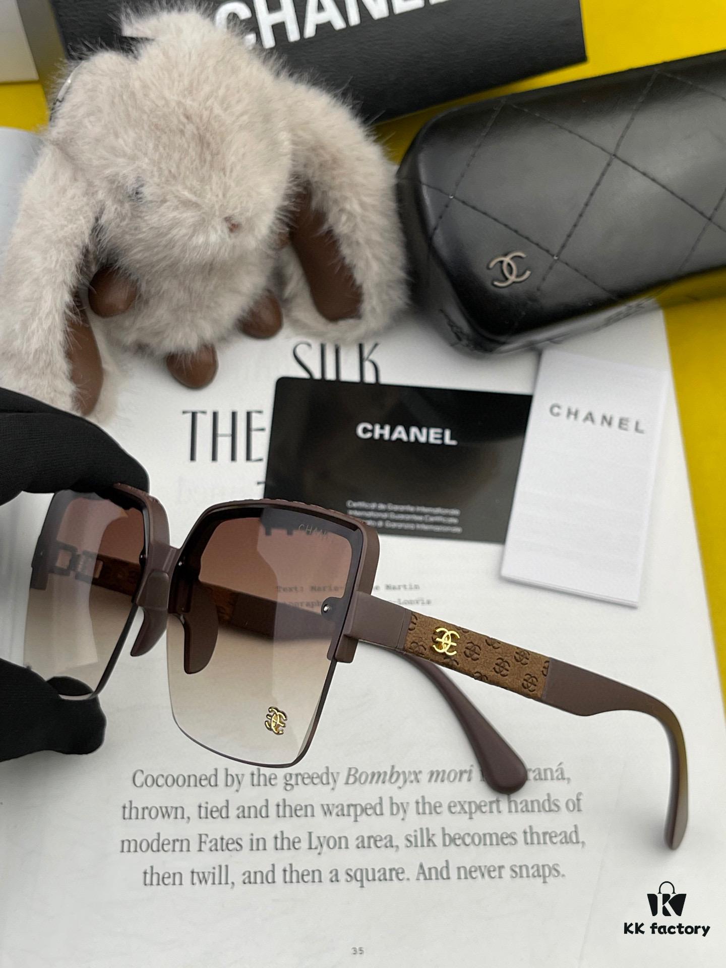 CHANE Chanel Volcano Rain Fashion Frameless Sunglasses Lens Top Luxury High Quality Women's Driving Sunglasses Model: CH3301