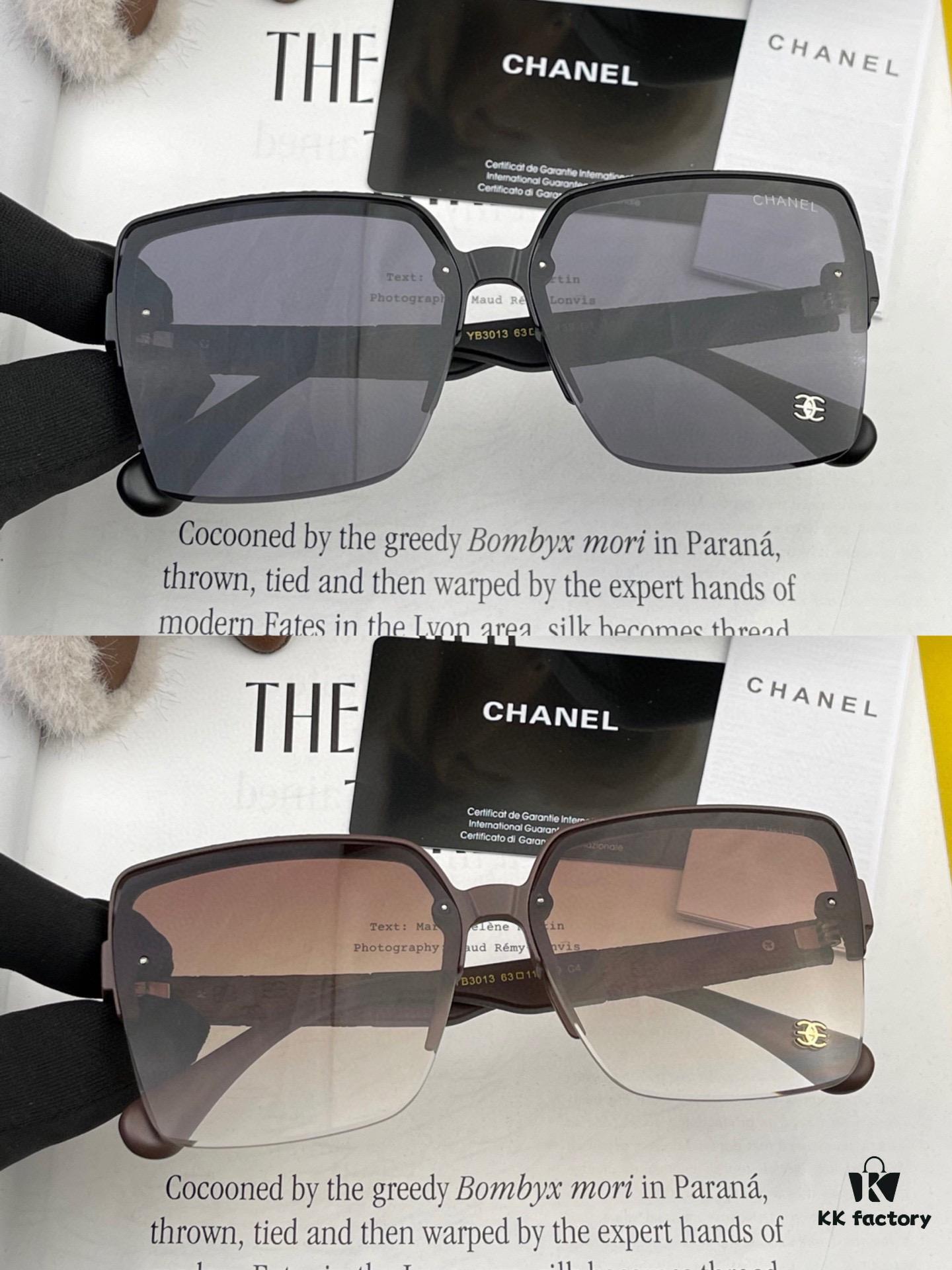 CHANE Chanel Volcano Rain Fashion Frameless Sunglasses Lens Top Luxury High Quality Women's Driving Sunglasses Model: CH3301