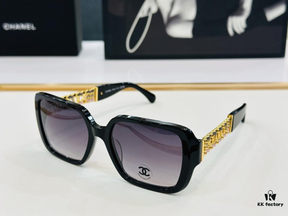 CHANE*/Xiangjia MODEL: CH3486 High-Quality Sunglasses, Unique Design, Size 54-19-142, Suitable for All Face Shapes