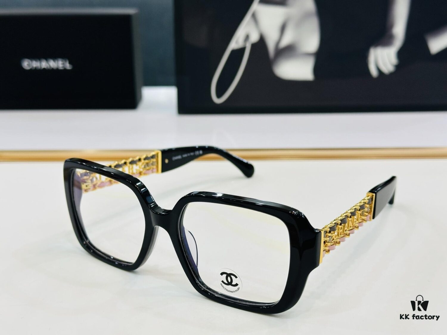 CHANEXIANGJIA Model: CH3486 High-Quality Sunglasses, Unique Design, Size 54-19-142, Suitable for All Face Shapes