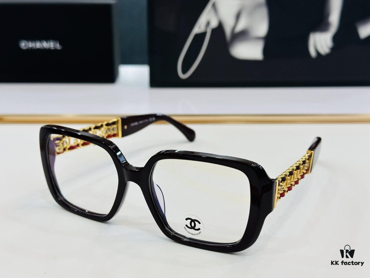 CHANEXIANGJIA Model: CH3486 High-Quality Sunglasses, Unique Design, Size 54-19-142, Suitable for All Face Shapes