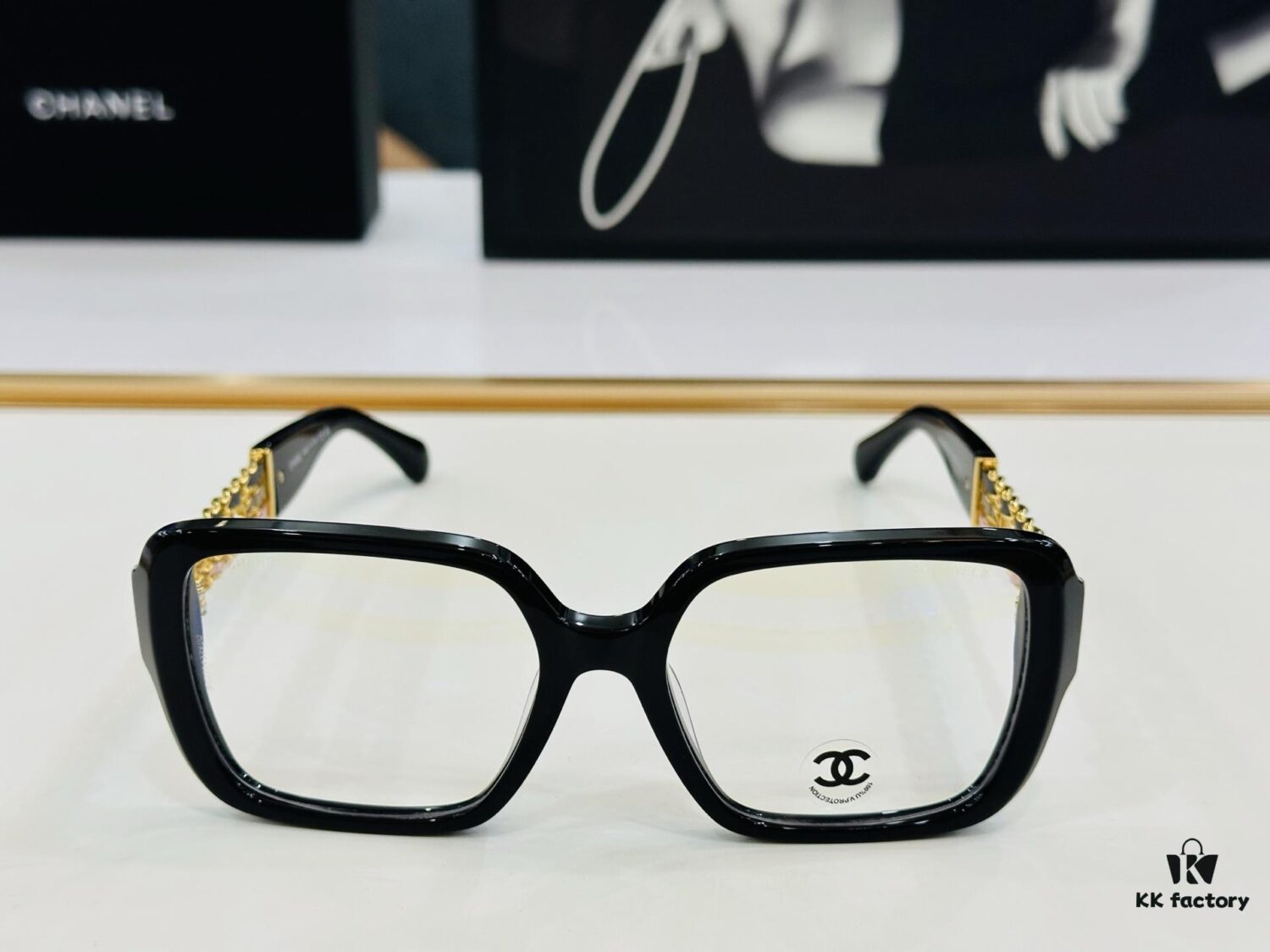 CHANEXIANGJIA Model: CH3486 High-Quality Sunglasses, Unique Design, Size 54-19-142, Suitable for All Face Shapes