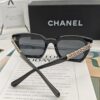 CHANEL France - New Lightweight Fashion Sunglasses with Polarized HD Lenses, TR Frame for Comfortable All-Day Wear, Perfect for Travel and Driving