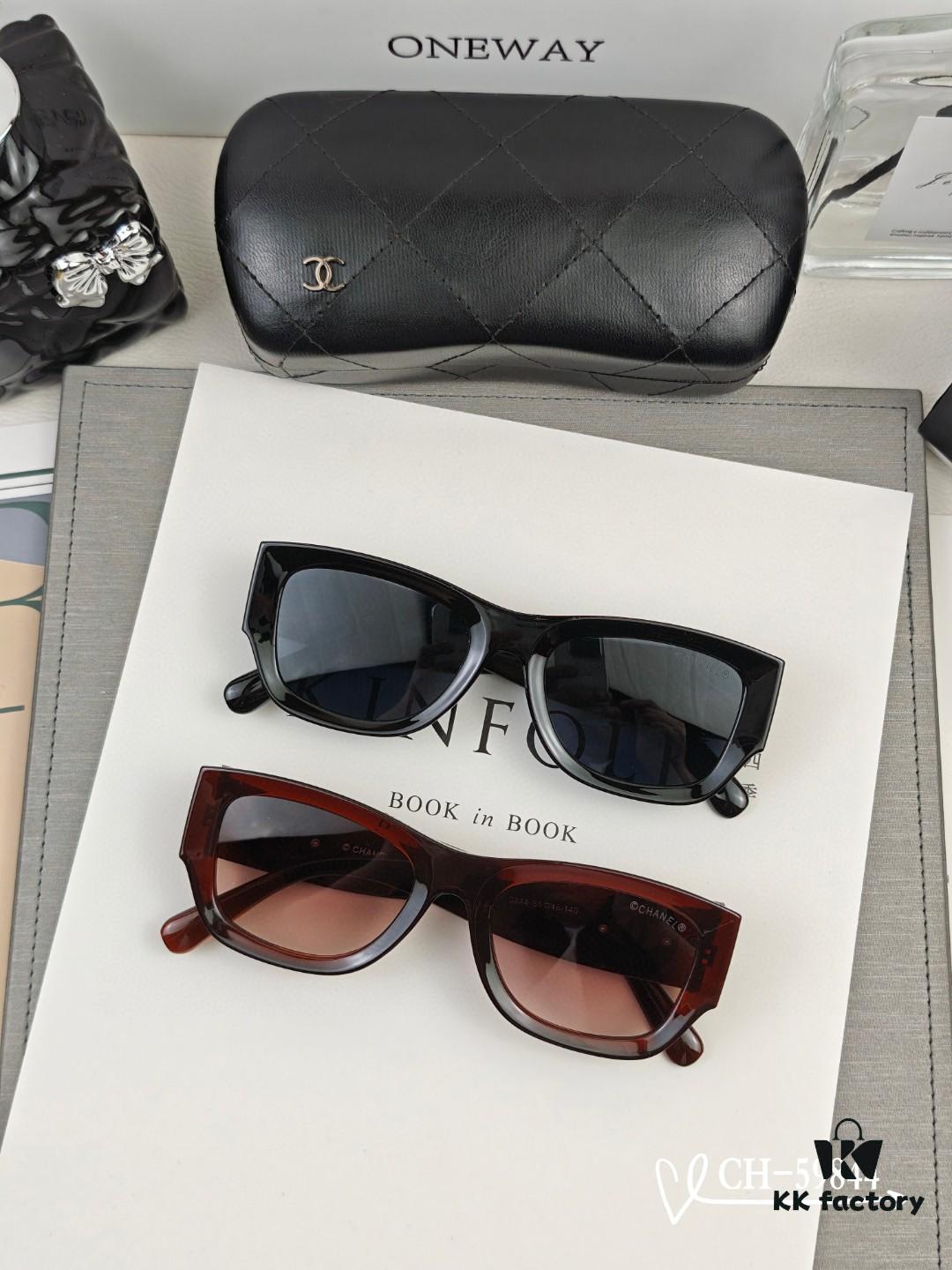 Chanel France - New Lightweight Chic Sunglasses with Polarized HD Lenses, TR Frame for Comfortable Wear