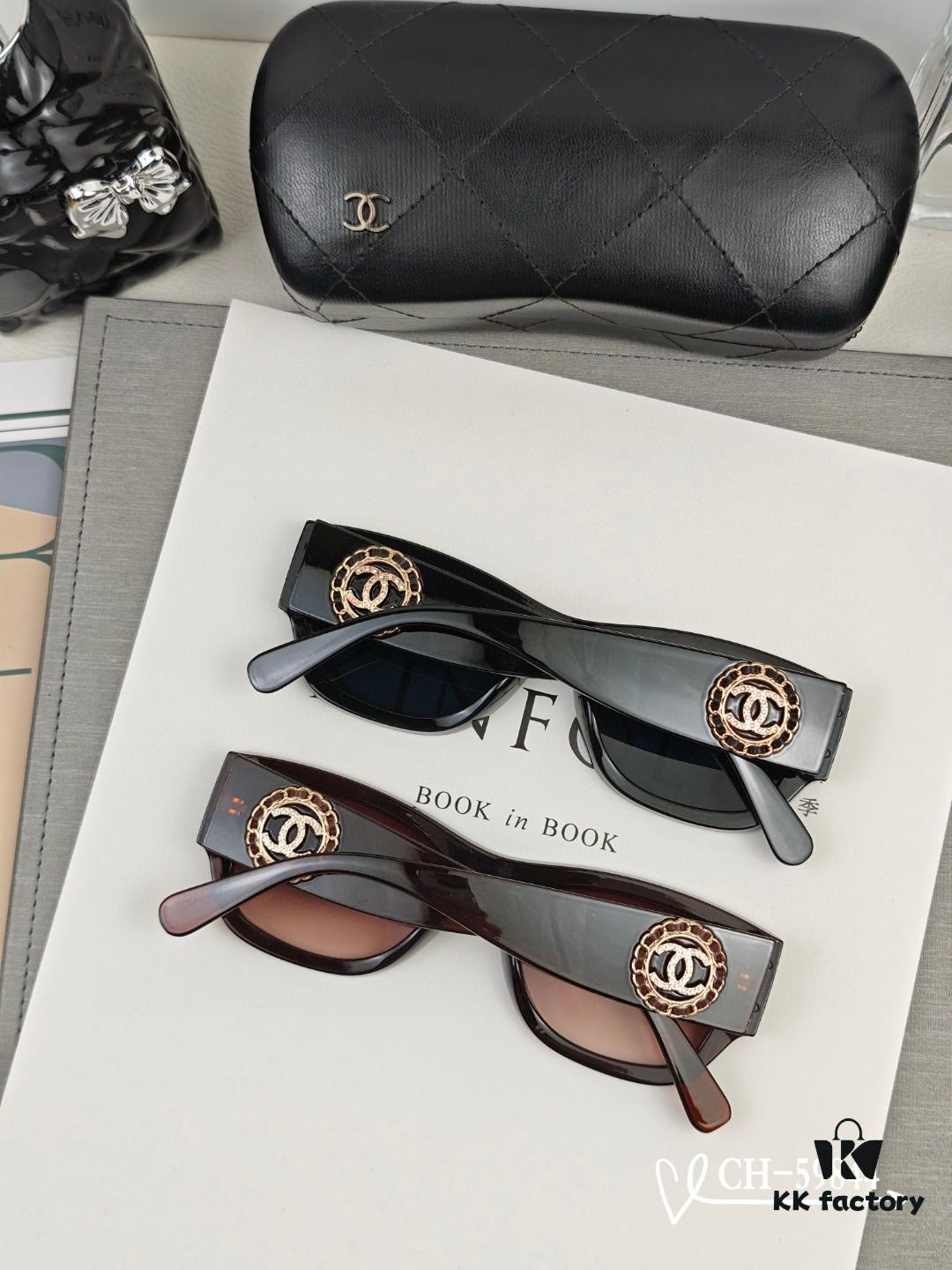 Chanel France - New Lightweight Chic Sunglasses with Polarized HD Lenses, TR Frame for Comfortable Wear