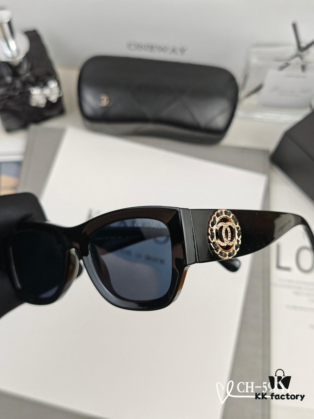 Chanel France - New Lightweight Chic Sunglasses with Polarized HD Lenses, TR Frame for Comfortable Wear