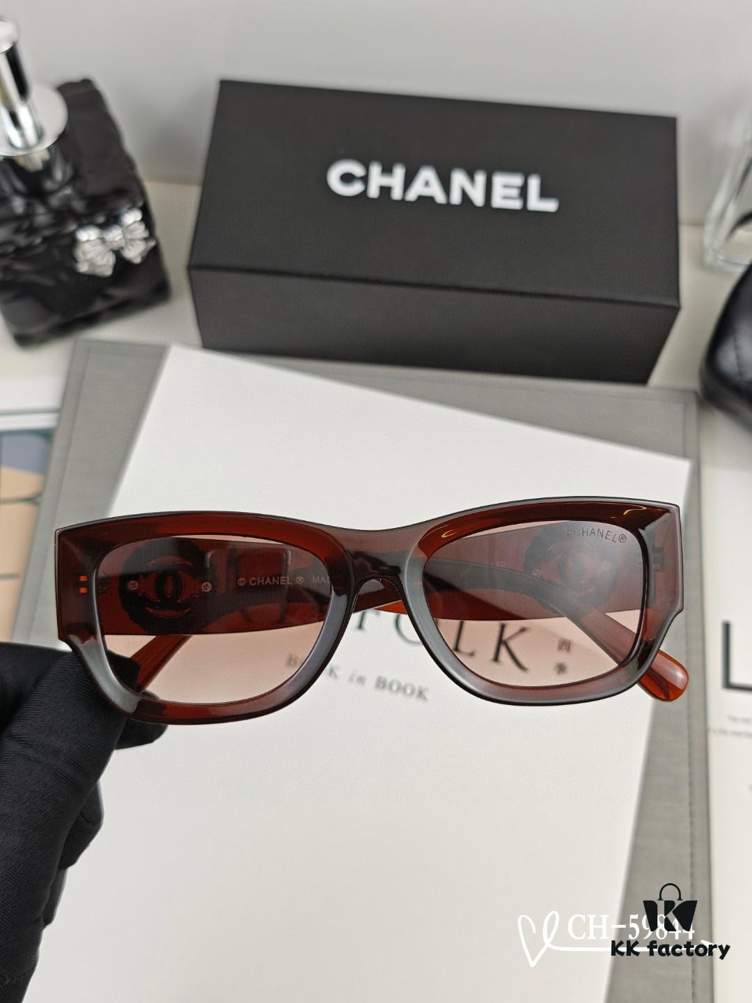 Chanel France - New Lightweight Chic Sunglasses with Polarized HD Lenses, TR Frame for Comfortable Wear