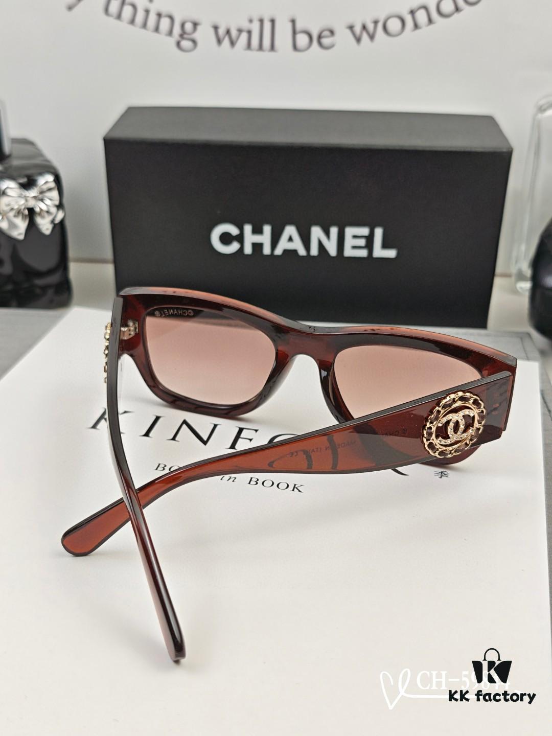 Chanel France - New Lightweight Chic Sunglasses with Polarized HD Lenses, TR Frame for Comfortable Wear