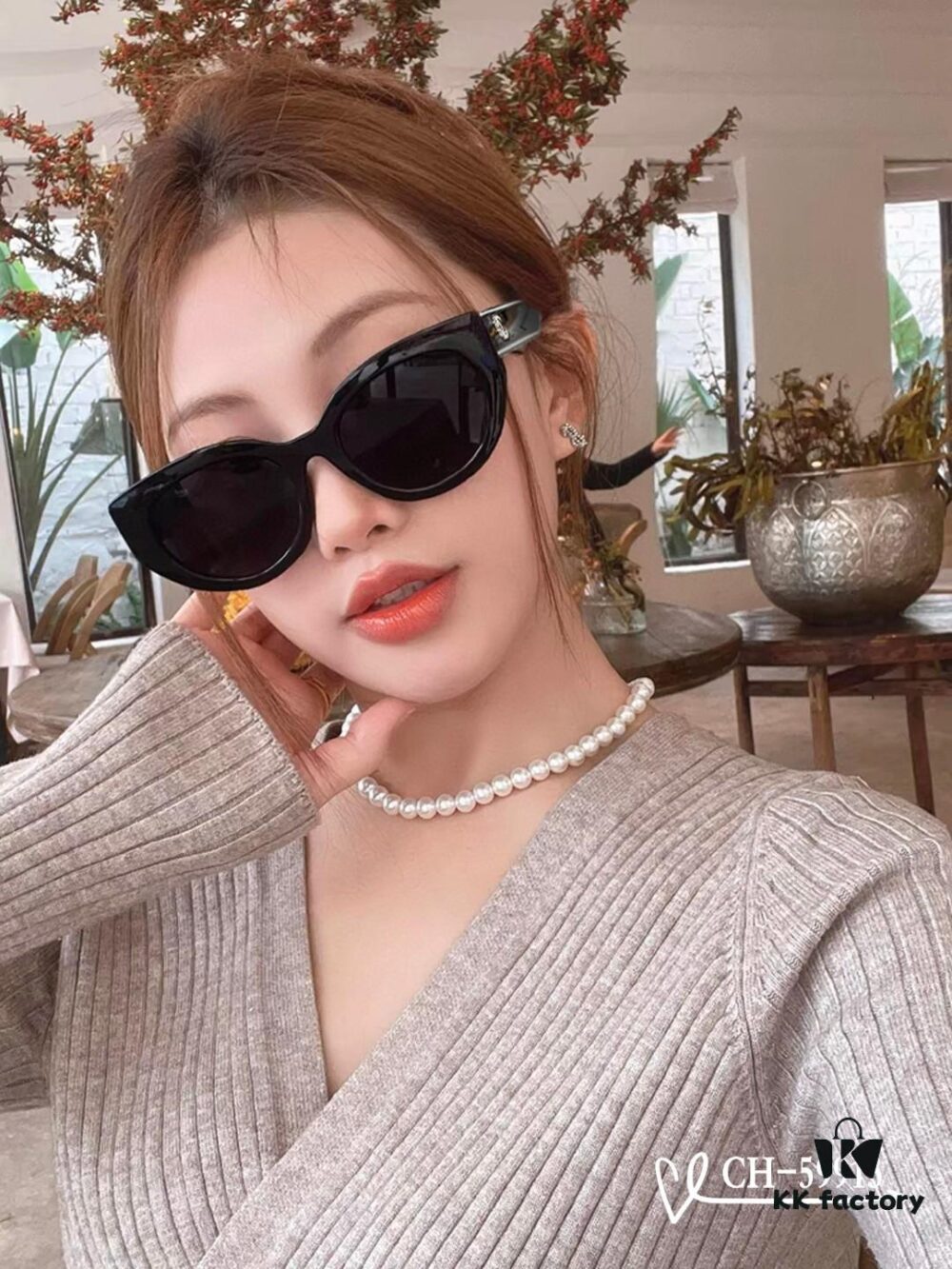 CHANEL France - New Little Chanel Sunglasses with Polarized HD Lenses, TR Frame Lightweight and Comfortable, Size 63-17-140