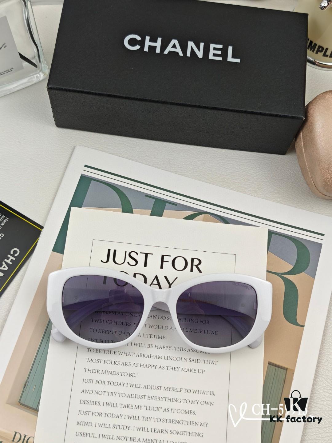 CHANEL France - New Little Chanel Sunglasses with Polarized HD Lenses, TR Frame Lightweight and Comfortable, Size 63-17-140