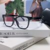 Chanel 2025 New Celebrity-Inspired Frame-Only Glasses for Women, Blue Light Blocking Square Frame Unisex Eyewear, Panda Color-Block Design Sunglasses