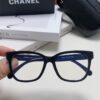 Chanel 2025 New Celebrity-Inspired Frame-Only Glasses for Women, Blue Light Blocking Square Frame Unisex Eyewear, Panda Color-Block Design Sunglasses
