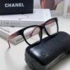 Chanel 2025 New Celebrity-Inspired Frame-Only Glasses for Women, Blue Light Blocking Square Frame Unisex Eyewear, Panda Color-Block Design Sunglasses