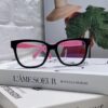 Chanel 2025 New Celebrity-Inspired Frame-Only Glasses for Women, Blue Light Blocking Square Frame Unisex Eyewear, Panda Color-Block Design Sunglasses