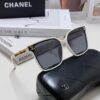 CHANEL 2025 New Arrival Trendy Fashion Square Frame Sunglasses Comfortable Fit Influencer Style Women's HD Thick Polarized Sunglasses