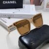 CHANEL 2025 New Arrival Trendy Fashion Square Frame Sunglasses Comfortable Fit Influencer Style Women's HD Thick Polarized Sunglasses