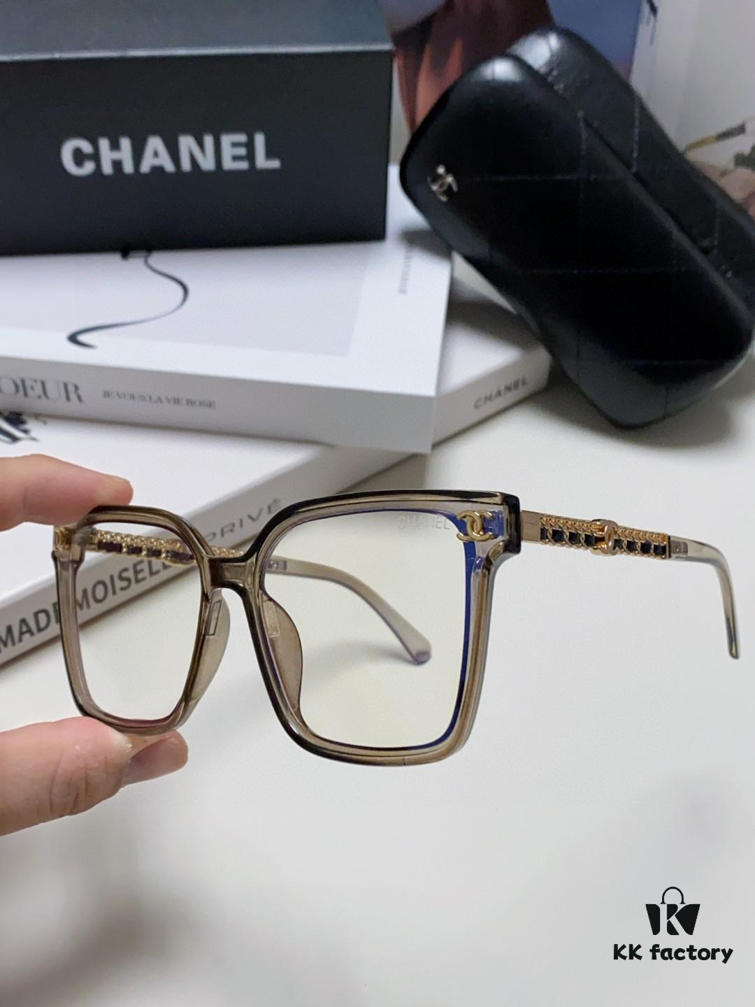 CHANEL 2025 New Arrival Trendy Fashion Square Frame Sunglasses for Women, Comfortable Wear, Influencer Favorite, High-Definition Thick Polarized Sun Glasses