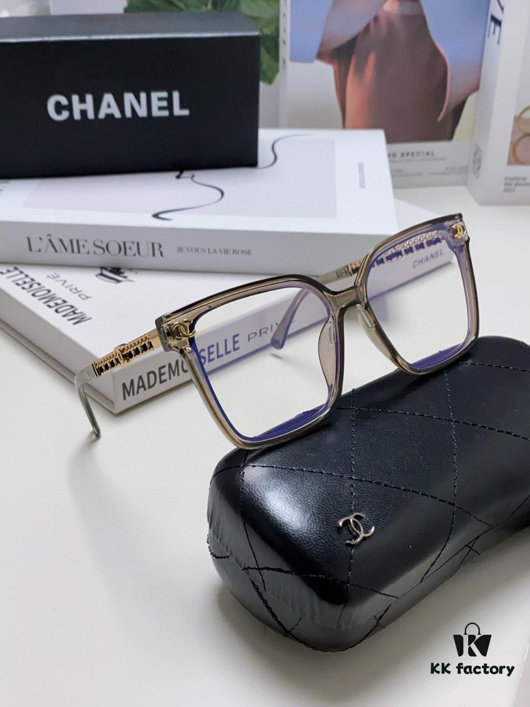 CHANEL 2025 New Arrival Trendy Fashion Square Frame Sunglasses for Women, Comfortable Wear, Influencer Favorite, High-Definition Thick Polarized Sun Glasses