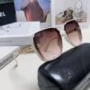 Chanel New Arrival Unisex Sunglasses from Europe and the US, Popular C-Brand Sun Protection Glasses with Leather Chain, Stylish Design for Travel and Driving