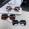 Chanel New Arrival Unisex Sunglasses from Europe and the US, Popular C-Brand Sun Protection Glasses with Leather Chain, Stylish Design for Travel and Driving
