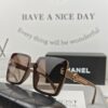 CHANEL France - New Style TR Lightweight Sunglasses with Polarized HD Lenses, Comfortable and Stylish for Travel and Daily Wear