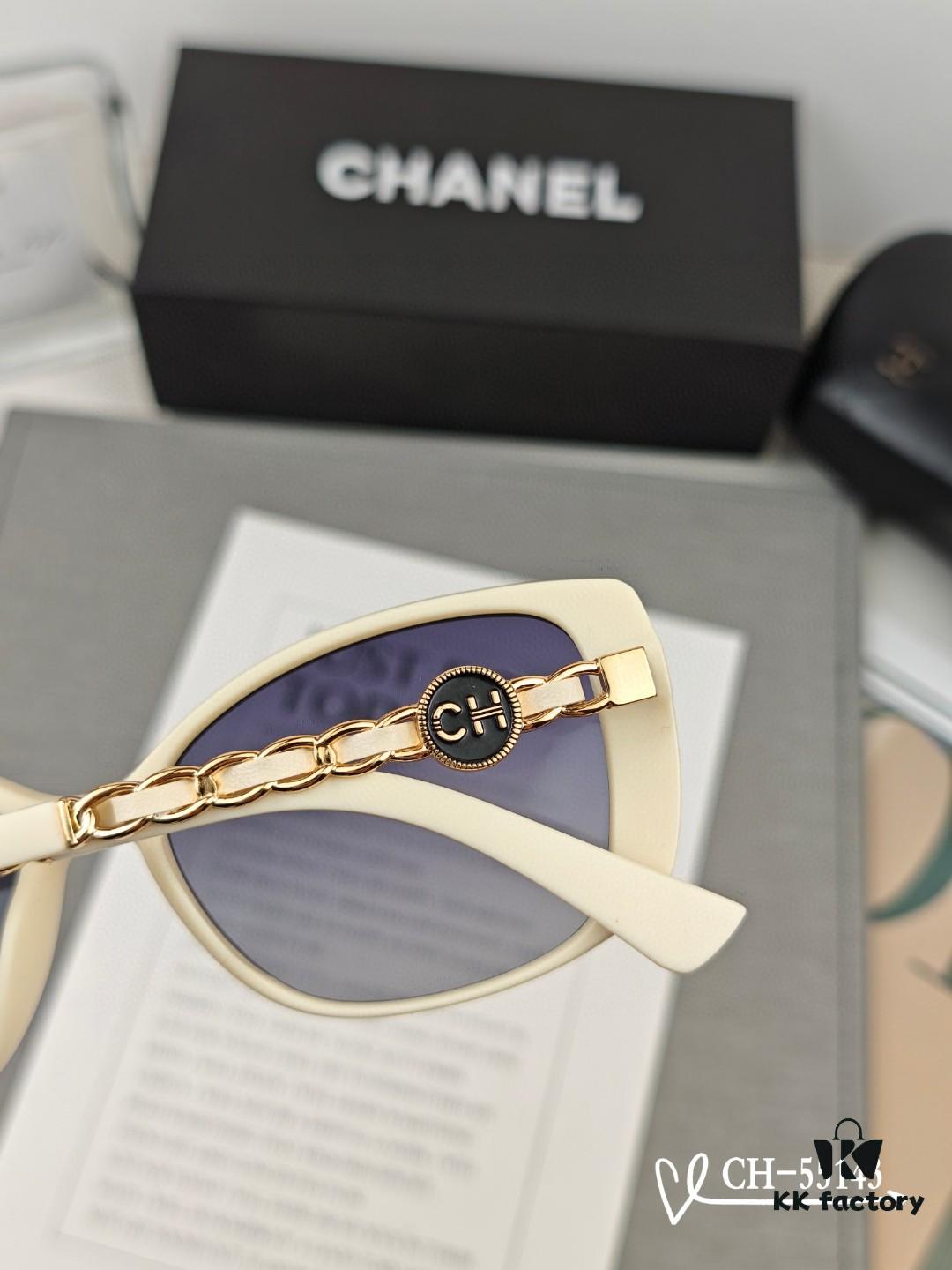 CHANEL France - POLARIZED HD Resin Lens Sunglasses, Lightweight TR Frame, Model 55143