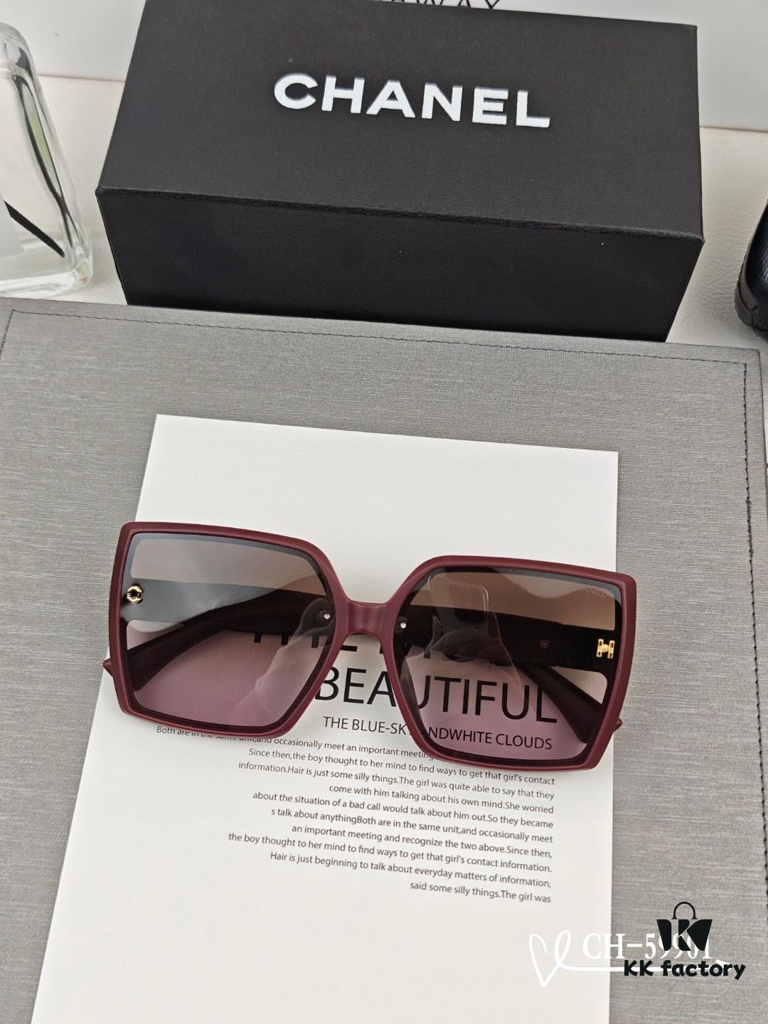 CHANEL France - POLARIZED HD Resin Lens Sunglasses with Lightweight TR Frame, Model 59901