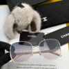 CHANEL 2025 New Camellia Trendy Best-Selling Fashion Round Frame High-Definition Polarized Sunglasses, Comfortable Wear, Influencer Popular Style