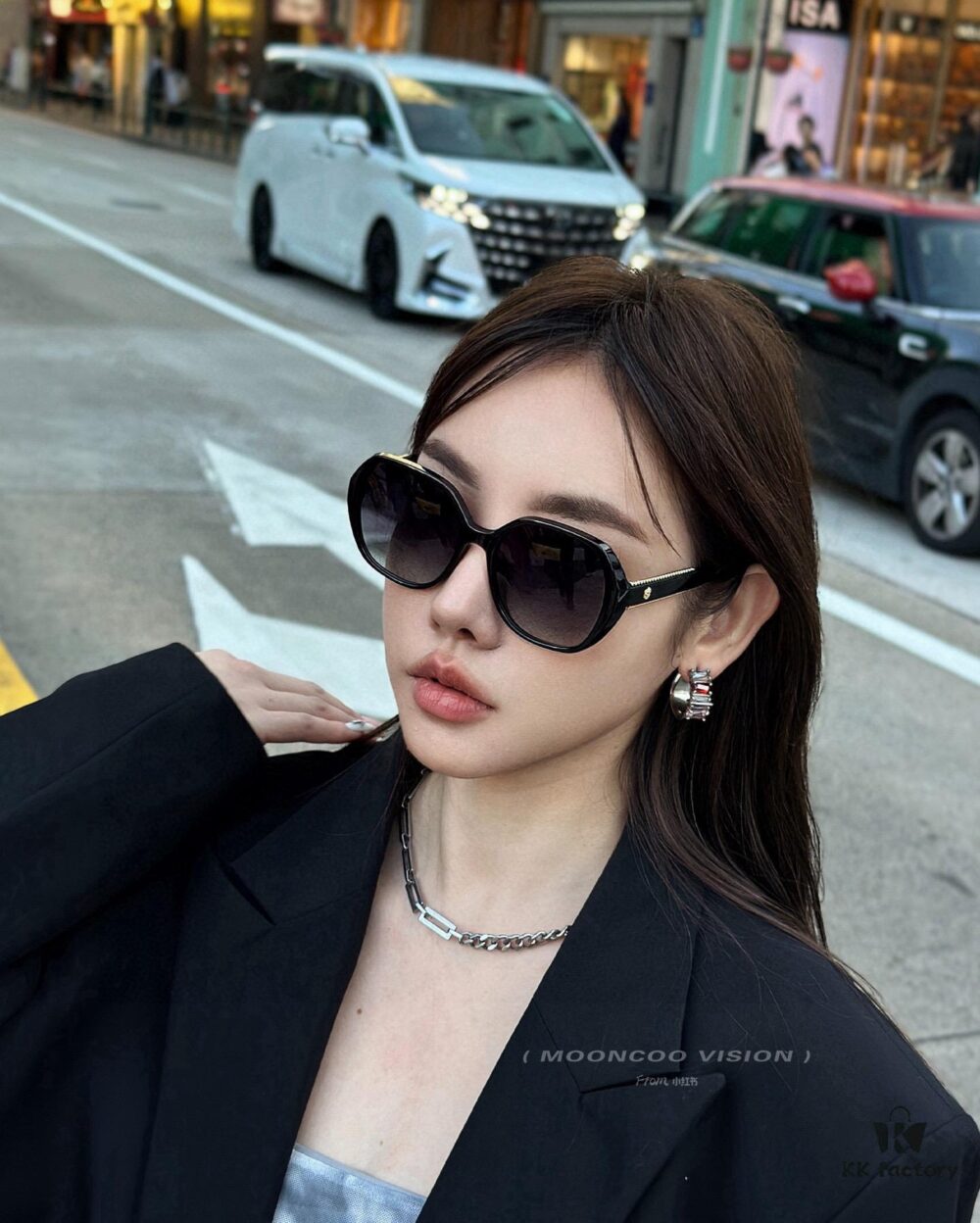 CHANEL 2025 New Arrival Trendy Fashion Square Sunglasses Comfortable Fit Influencer Style Women's HD Thickened Polarized Sunglasses 🕶️ High-Quality TR Frame Model CH8906