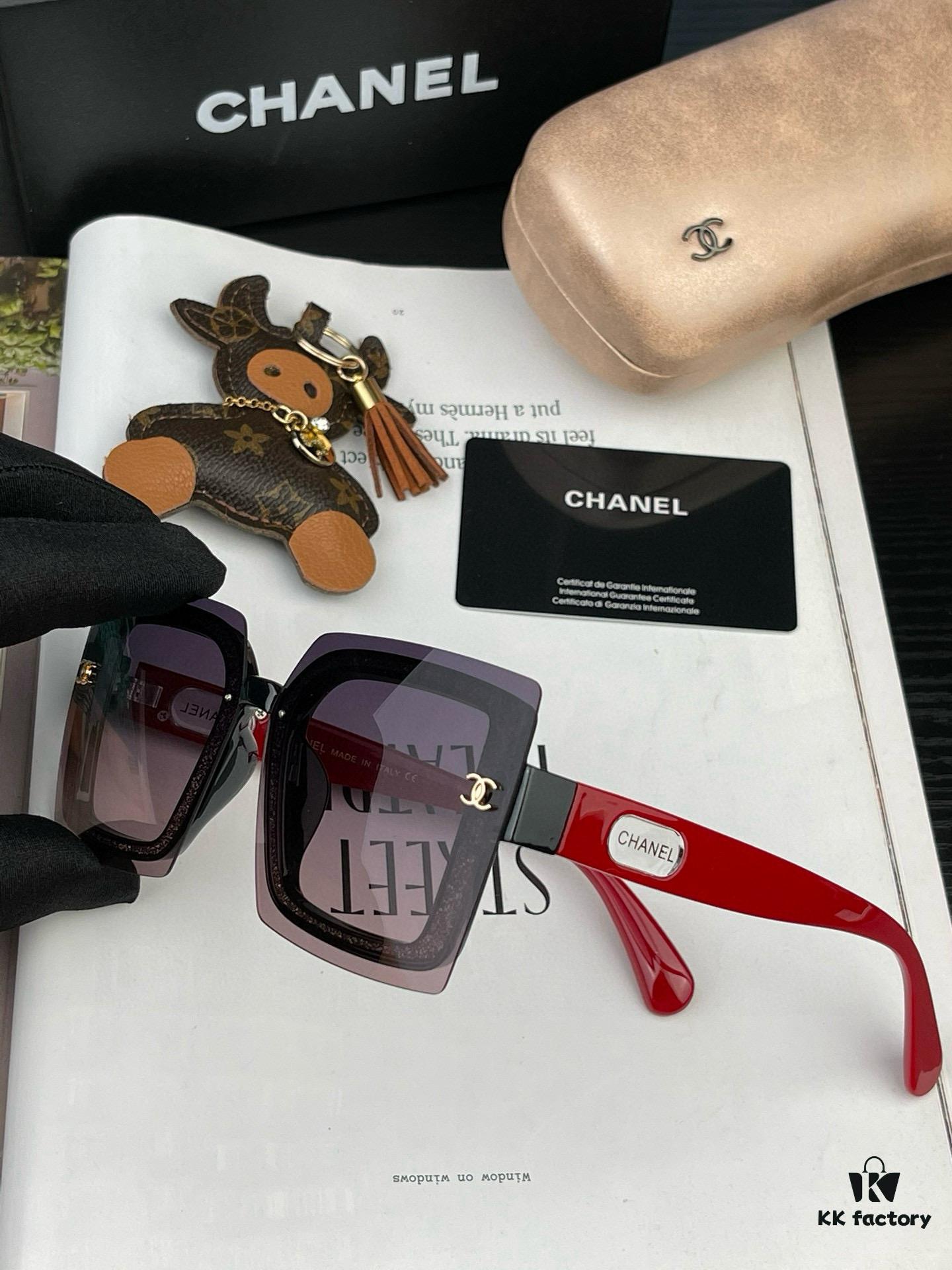 TR Polarized Series - Chanel Oversized Square Sunglasses, Model CH5911