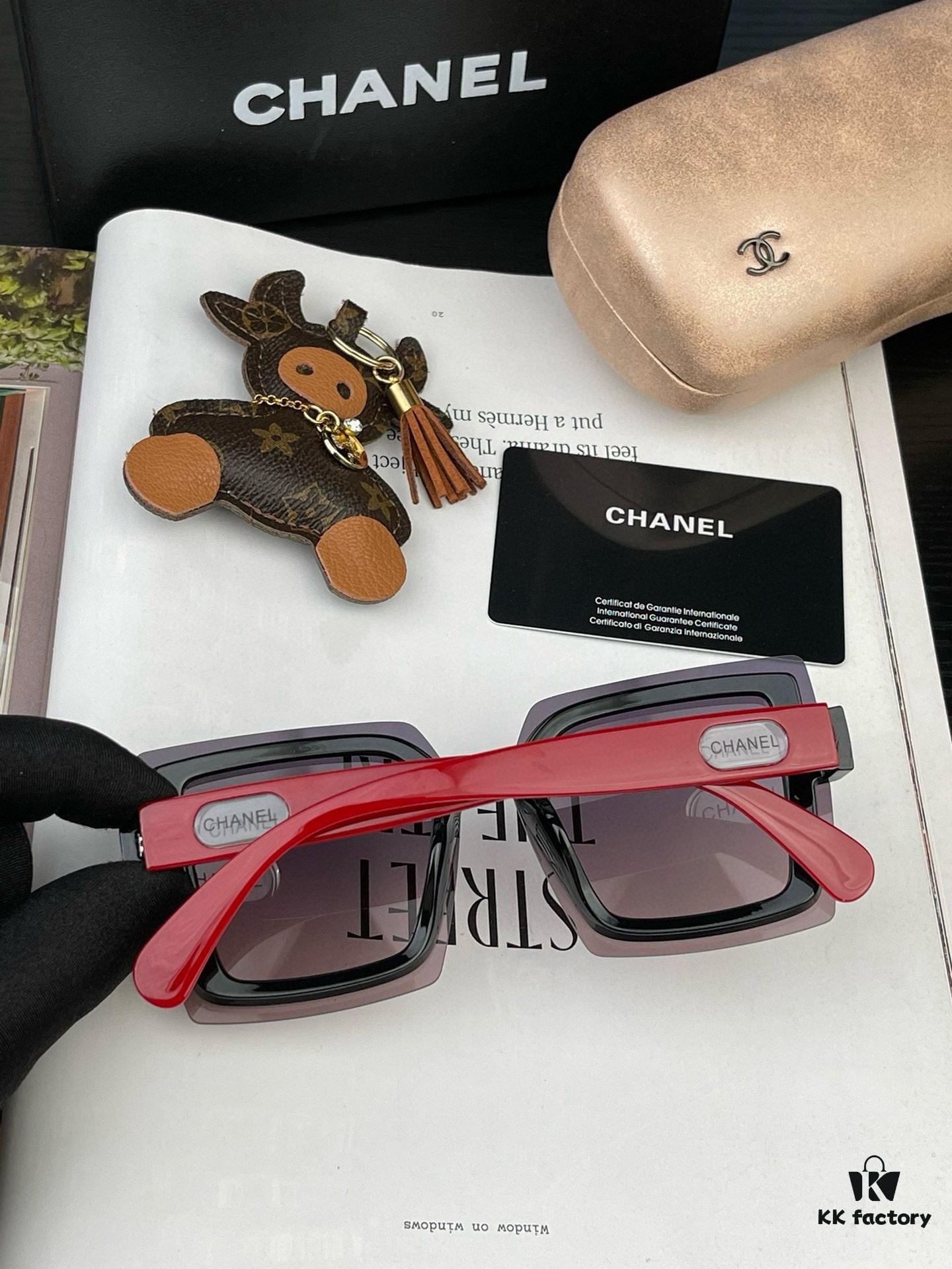 TR Polarized Series - Chanel Oversized Square Sunglasses, Model CH5911