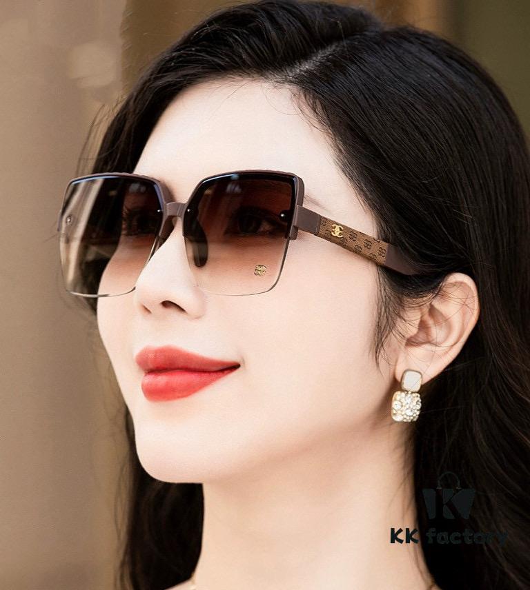 CHANE Chanel Volcano Rain Fashion Frameless Sunglasses Lens Top Luxury High Quality Women's Driving Sunglasses Model: CH3301