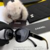 CHANEL 2025 New Arrival Trendy Round Frame Sunglasses for Women, High-Definition Thick Polarized UV Protection Shades, Comfortable Wear, Influencer Favorite Style 🕶️ 🎉 Premium TR Frame ♥️♥️ Model CH3991