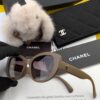 CHANEL 2025 New Arrival Trendy Round Frame Sunglasses for Women, High-Definition Thick Polarized UV Protection Shades, Comfortable Wear, Influencer Favorite Style 🕶️ 🎉 Premium TR Frame ♥️♥️ Model CH3991