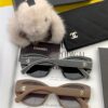 CHANEL 2025 New Arrival Trendy Round Frame Sunglasses for Women, High-Definition Thick Polarized UV Protection Shades, Comfortable Wear, Influencer Favorite Style 🕶️ 🎉 Premium TR Frame ♥️♥️ Model CH3991