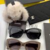 CHANEL 2025 New Arrival Trendy Round Frame Sunglasses for Women, High-Definition Thick Polarized UV Protection Shades, Comfortable Wear, Influencer Favorite Style 🕶️ 🎉 Premium TR Frame ♥️♥️ Model CH3991