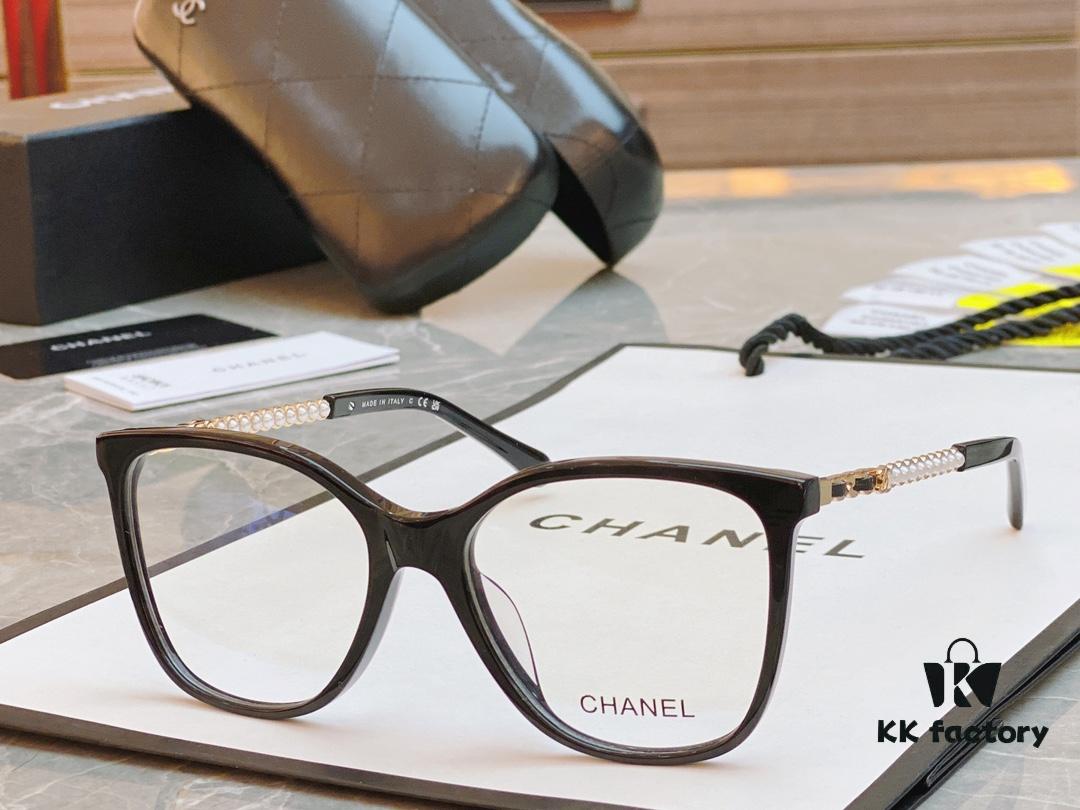 CHANE* New Optical Frame, Model: 3441, Size: 54-18-145, Square-frame Eyeglasses for Myopia
