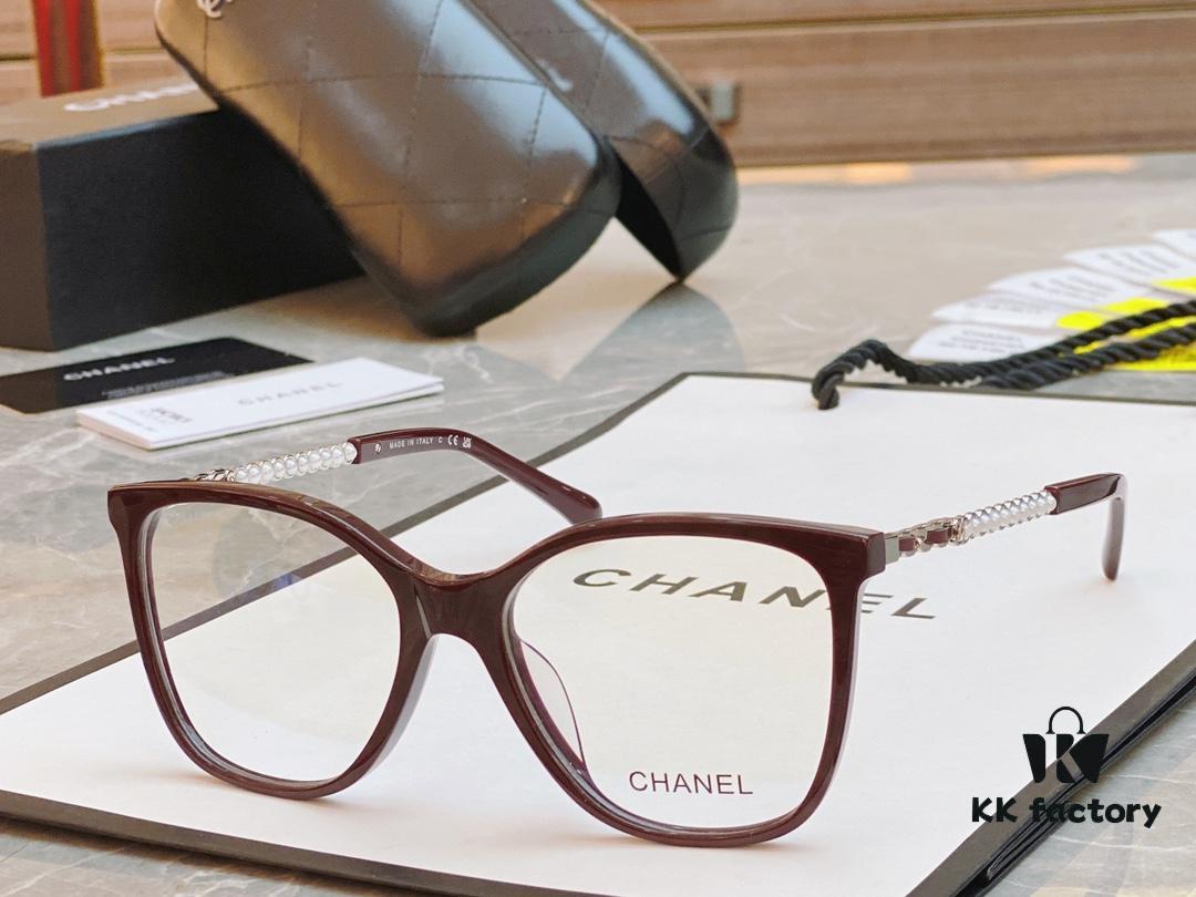 CHANE* New Optical Frame, Model: 3441, Size: 54-18-145, Square-frame Eyeglasses for Myopia