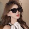 Chanel Pearl Sunglasses for Women, New Double C Polarized Sun Glasses, Celebrity Cat-eye Sunglasses, Fashion Hot-selling Eyewear