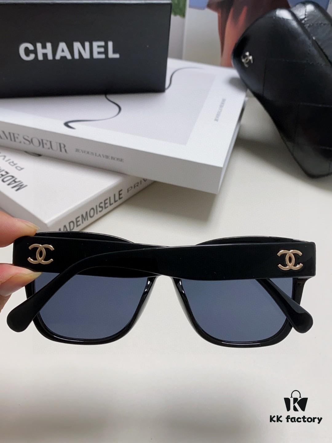 Chanel Pearl Sunglasses for Women, New Double C Polarized Sun Glasses, Celebrity Cat-eye Sunglasses, Fashion Hot-selling Eyewear
