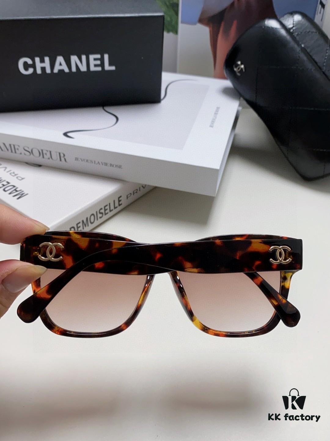 Chanel Pearl Sunglasses for Women, New Model with Double C Polarized Lenses, Celebrity-Favorite Sun Glasses, Fashionable and Popular Eyewear