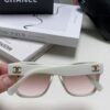 Chanel Pearl Sunglasses for Women, New Double C Polarized Celebrity Cat-eye Sun Glasses, Fashionable Popular Style