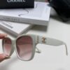 Chanel Pearl Sunglasses for Women, New Double C Polarized Celebrity Cat-eye Sun Glasses, Fashionable Popular Style