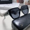 Chanel 2025 New Arrival Letter-Frame Sunglasses for Women, Korean Style Trendy Versatile Sun Glasses, Minimalist Fashion Eyewear for Street Photography
