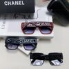 Chanel 2025 New Arrival Letter-Frame Sunglasses for Women, Korean Style Trendy Versatile Sun Glasses, Minimalist Fashion Eyewear for Street Photography