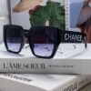 Chanel 2025 New Arrival Letter-Frame Sunglasses for Women, Korean Style Trendy Versatile Sun Glasses, Minimalist Fashion Eyewear for Street Photography