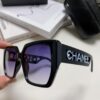 Chanel 2025 New Arrival Letter-Frame Sunglasses for Women, Korean Style Trendy Versatile Sun Glasses, Minimalist Fashion Eyewear for Street Photography