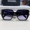 Chanel 2025 New Arrival Letter-Frame Sunglasses for Women, Korean Style Trendy Versatile Sun Glasses, Minimalist Fashion Eyewear for Street Photography