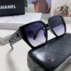 Chanel 2025 New Arrival Letter-Frame Sunglasses for Women, Korean Style Trendy Versatile Sun Glasses, Minimalist Fashion Eyewear for Street Photography
