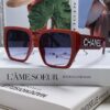 Chanel 2025 New Arrival Letter-Frame Sunglasses for Women, Korean Style Trendy Versatile Shades, Minimalist Fashion Glasses for Street Photography